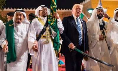 Trump Doing Sword Dance