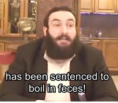 According to the Talmud, Jesus is plunged for eternity in boiling hot excrement - Watch