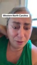 A tearful woman from Western North Carolina describes the horrifying scene of babies' bodies floating down the river, LEFT TO DIE: Desperate Americans starve and die while - Watch