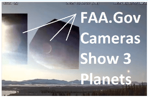 Three Huge Planets and a Manufactured Sun Very Close to Earth in Our Sky - Watch