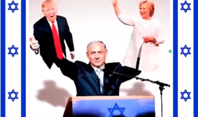 Trump, Hillary, and Netanyahu