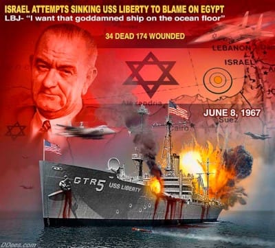 U.S.S. Liberty attacked by Israel
