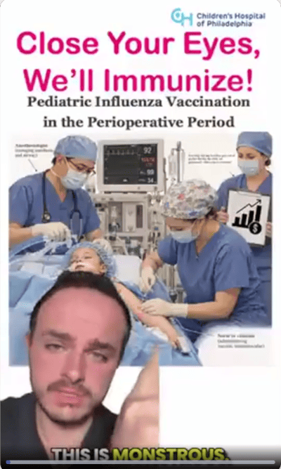 HORROR: Hospitals are vaccinating children while they’re under anesthesia! - Watch