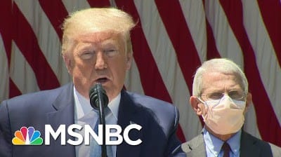 Trump Discusses 'Operation Warp Speed' To Develop And Distribute Vaccines | MSNBC - Watch