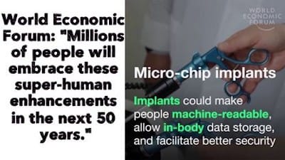 World Economic Forum: 'Millions of people will embrace these super-human enhancements in the next 50 years.' - Watch